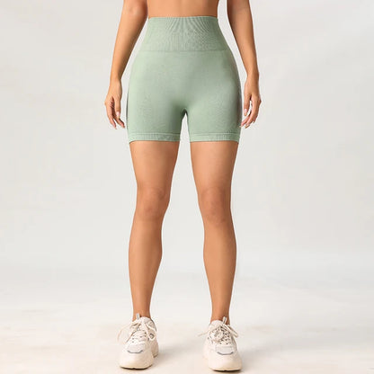 QuickDry Seamless Yoga Shorts