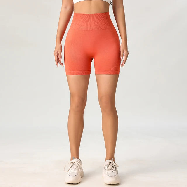 QuickDry Seamless Yoga Shorts