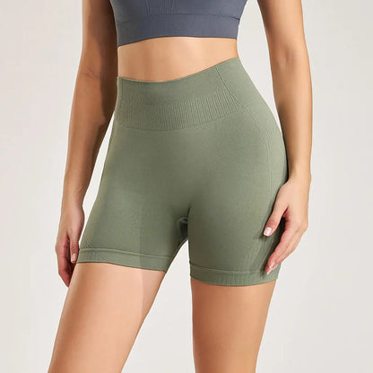 QuickDry Seamless Yoga Shorts