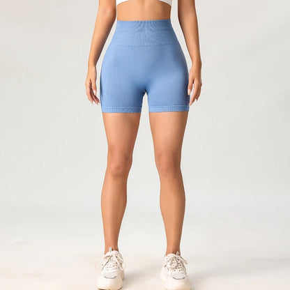 QuickDry Seamless Yoga Shorts